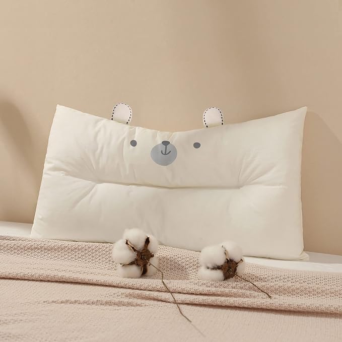 Choc chick Pillow, 20X12inches Machine Washable Soft Hypoallergenic Pillows (Bear, 1 Count (Pack of 1))