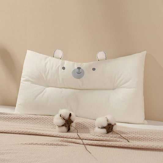 Choc chick Pillow, 20X12inches Machine Washable Soft Hypoallergenic Pillows (Bear, 1 Count (Pack of 1))