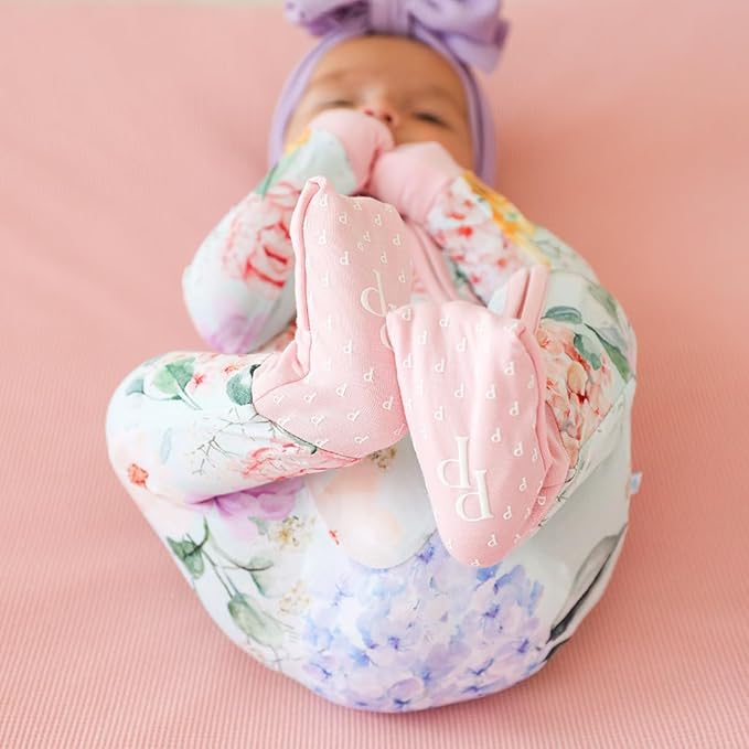 Posh Peanut Convertible Baby Sleepers - Girls Footless Baby Pajamas with 2 Way Zipper for Easy Diaper Changes