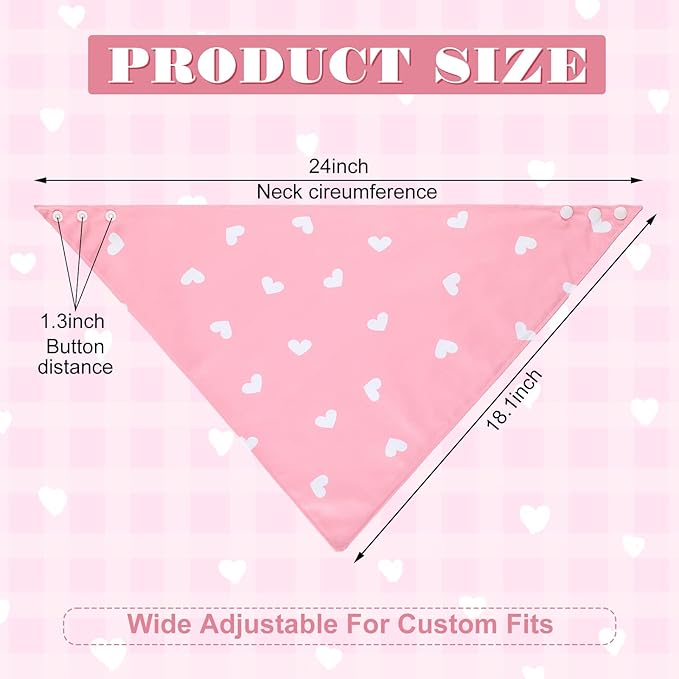 Janmercy 5 Pack Adult Drool Bandana Bibs Soft Adjustable Absorbent Christmas Drool Bibs for Christmas Special Needs Unisex Men Women