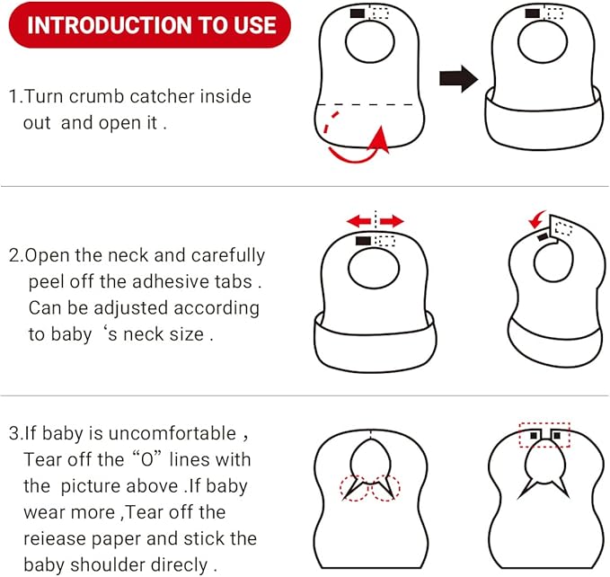 30/60pcs Baby Disposable Bibs-Individually Packaged,Soft, Leak Proof and Convenient, disposable bibs for toddlers