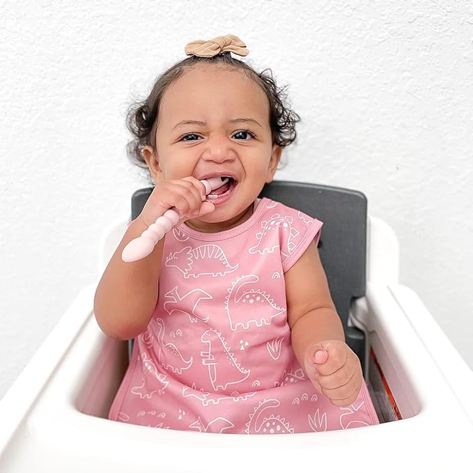 BapronBaby Animal Prints Bapron - No Neck Tie Safer Bib - Baby & Toddler - Soft Waterproof - PVC, BPA & Phthalate Free - 6m+