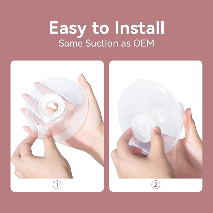 6 Pack Replacement Parts for Momcozy M5 Breast Pump, Replace to Mom Cozy M5 Duckbill Valve Diaphgram, Breastfeeding Essential Accessories