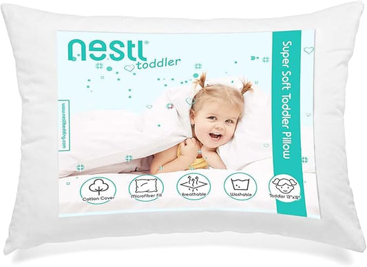 Nestl Bed Pillow 1 Pack (13x18), White