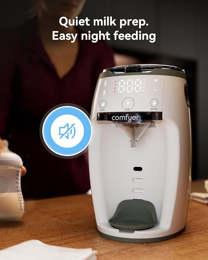 Instant Formula Maker comfyer, Customizable and Automatic Formula Dispenser Machine with Accurate Temperature Control for Baby, Automatic Powder Blending for All Brands of Bottle and Formula