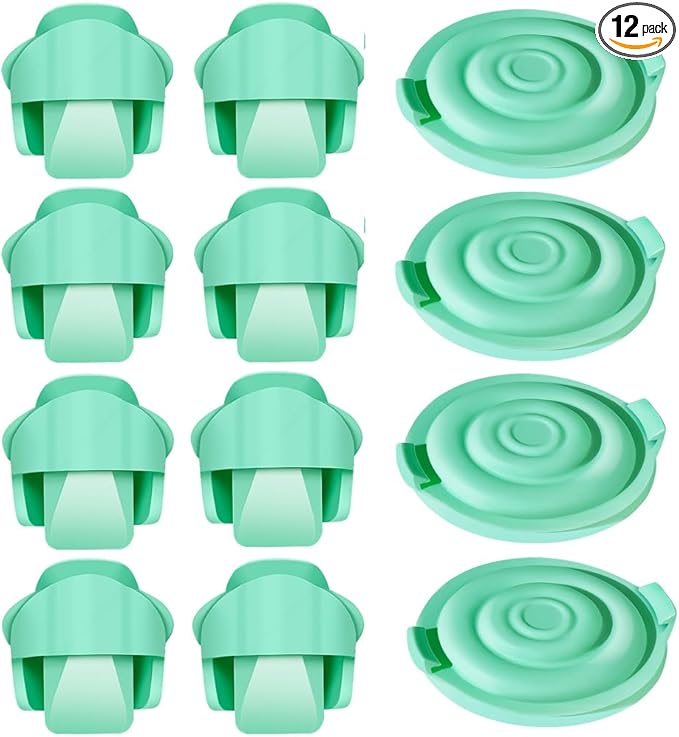 TB Tbuymax 8pc Duckbill Valves 4pc Pump Seals Diaphragm Compatible with Wearable Elvie Breast Pump and Pump Parts Replacement Membrane Parts