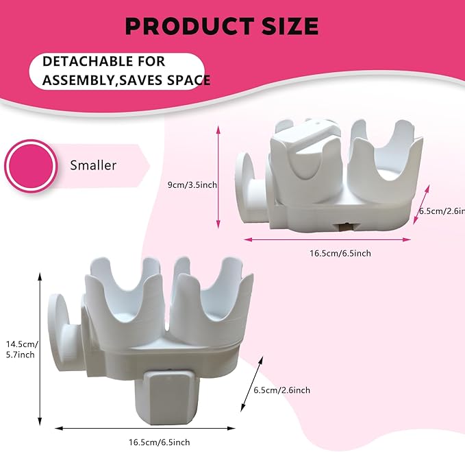 for Spectra S2 Bottle Holder, Portable Detachable Compatible with Spectra S2 Accessories, Dual Organizer with Hose Management