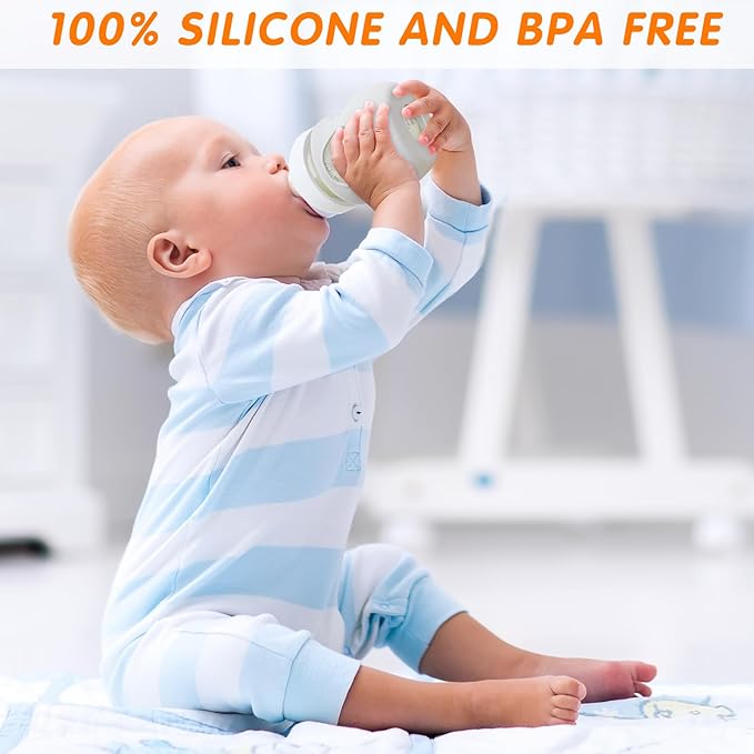 Silicone Sleeves for Avent Glass Natural Baby Bottle,3 Pack Bottles Shatter Proof Bottle Covers,Anti Flow Holder Compatible Baby Bottle 4 oz, BPA Free (Grey+Blue+Green)