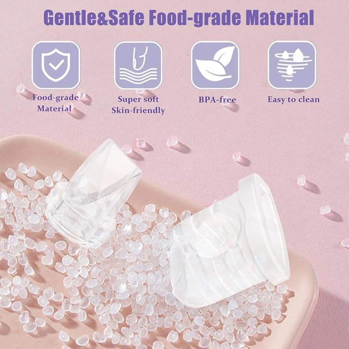 8pcs Duckbill Valves Compatible with Lansinoh Discreet Duo,eufy E10 S1 S1 Pro, NCVI Nuliie NICEGREEN Life S32 Mommed S21 S18 Breast Pump Replacement Pump Parts, S32 Breast Pump Accessories