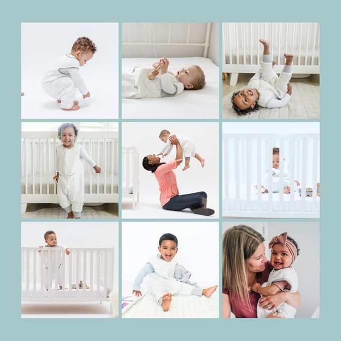 Tealbee Dreamsuit Toddler Sleep Sack with Feet – Walker Sleep Bag with Legs, Rayon made from Bamboo, All Season 1.2 TOG, 2-Way Zipper, 2T-3T - Love Milk