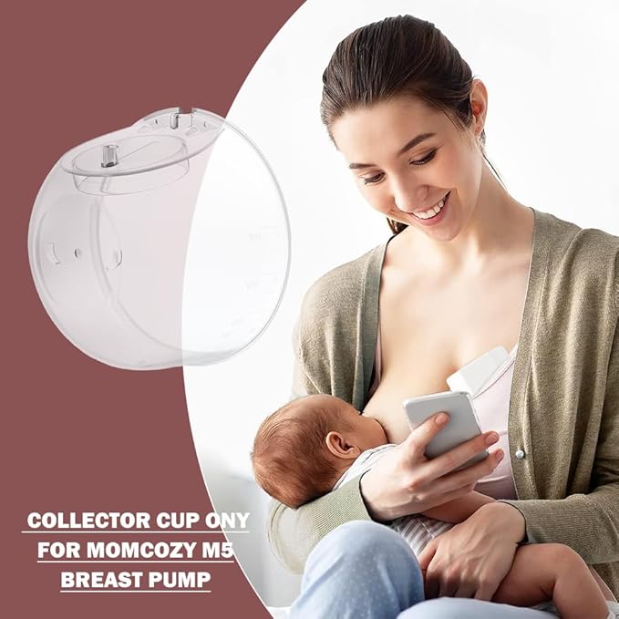 1pcs Beast Pump Milk Collector Cup Only Compatible with Momcozy S12 Pro/S9 Pro Breast Pump,NOT for S9/S12, S12Pro/S9pro Wearable Breast Pump Replacement Accessories