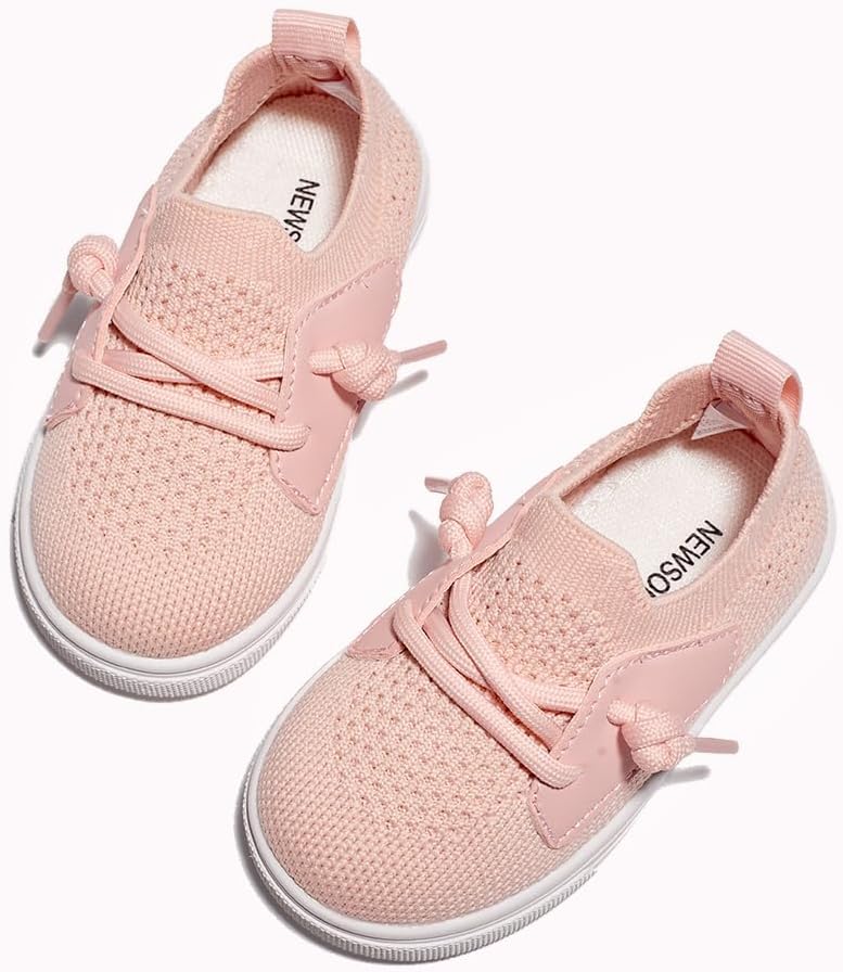 Newsonet Baby Shoes Boys Girls First Walking Breathable Non Slip Walker Sneakers Soft Sole 6 9 12 18 20 24 Months