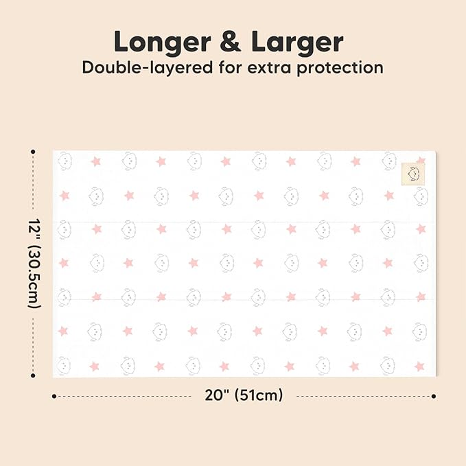 Organic Burp Cloths Baby Boy, Girl - 6-Pack Large Cotton Burping Cloths for Babies, Spit Up Rags, Super Absorbent, Ultra Soft Newborn Rag, Gender Neutral, Machine Washable, Durable(Sweet Charm)