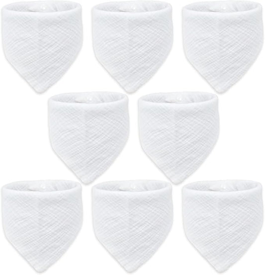 Baby Bibs Muslin Drool Teething Drooling Bibs for Baby Girl Boy Muslin Cotton