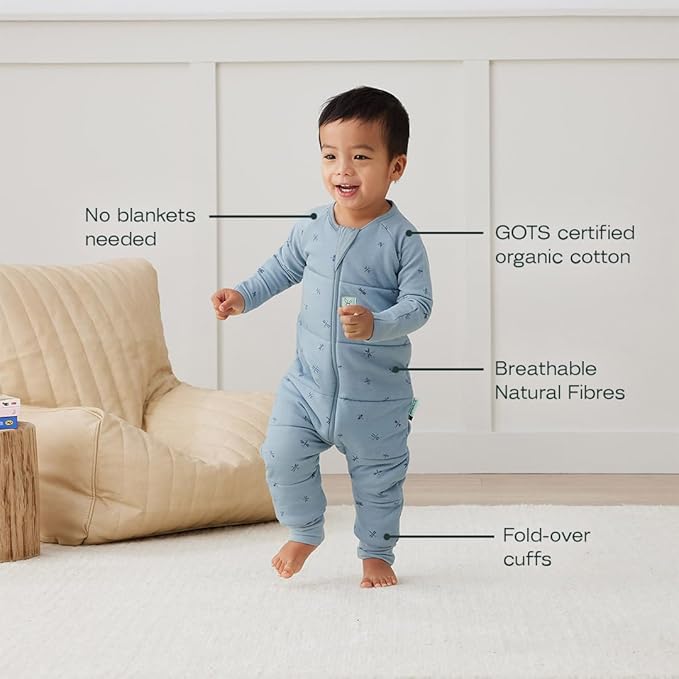 ergoPouch 2.5 TOG Sleeping Bag – Breathable, Cozy Sleepwear for Boys and Girls - (6-12 Months, Dragonflies)