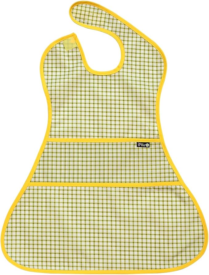 Full Coverage Waterproof Feeding Bib for Toddlers – Extra Long Apron Bib for Mealtime, Self-Feeding, BPA-Free