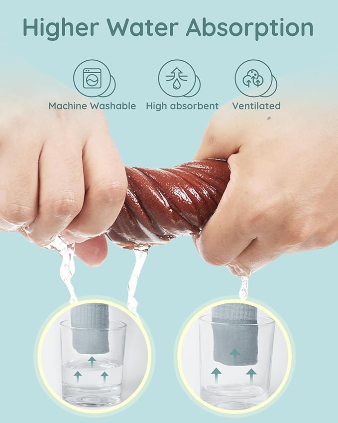 Lilian&Gema Baby Bibs 8 Pack Baby Drool Bibs for Unisex Boys Girls,Soft Cotton Bibs for Teething and Drooling Newborn