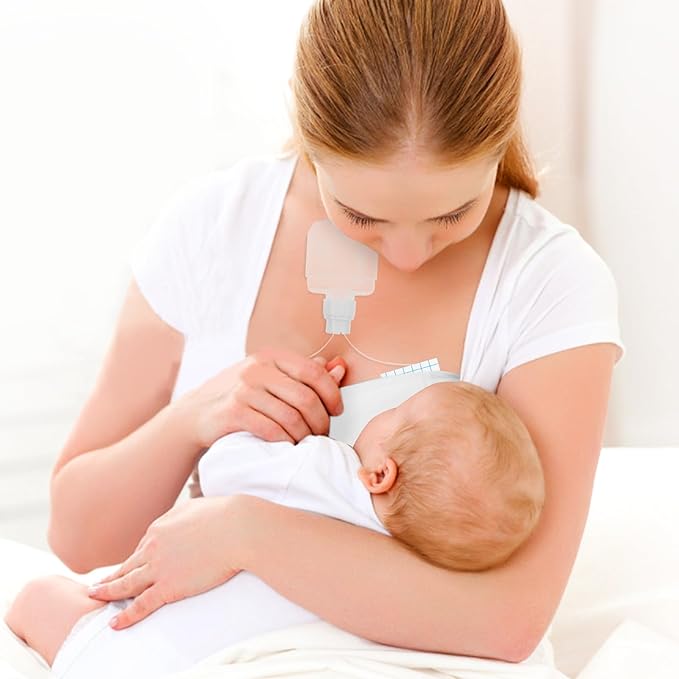 TOYANDONA 1 Set Breastfeeding Assist Device for Newborns, Pp Silicone Baby Feeding Aid, Helps with Weaning and Supplementing Nutrition