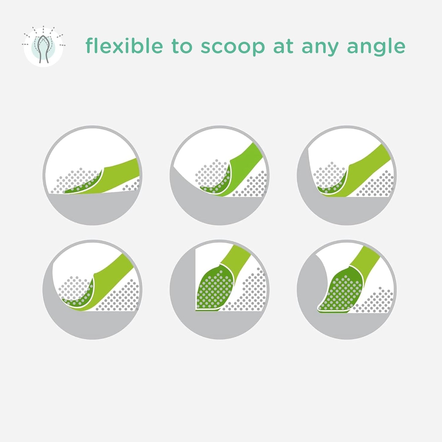 Olababy 100% Silicone Soft-Tip Training Spoon for Baby Led Weaning 2pack