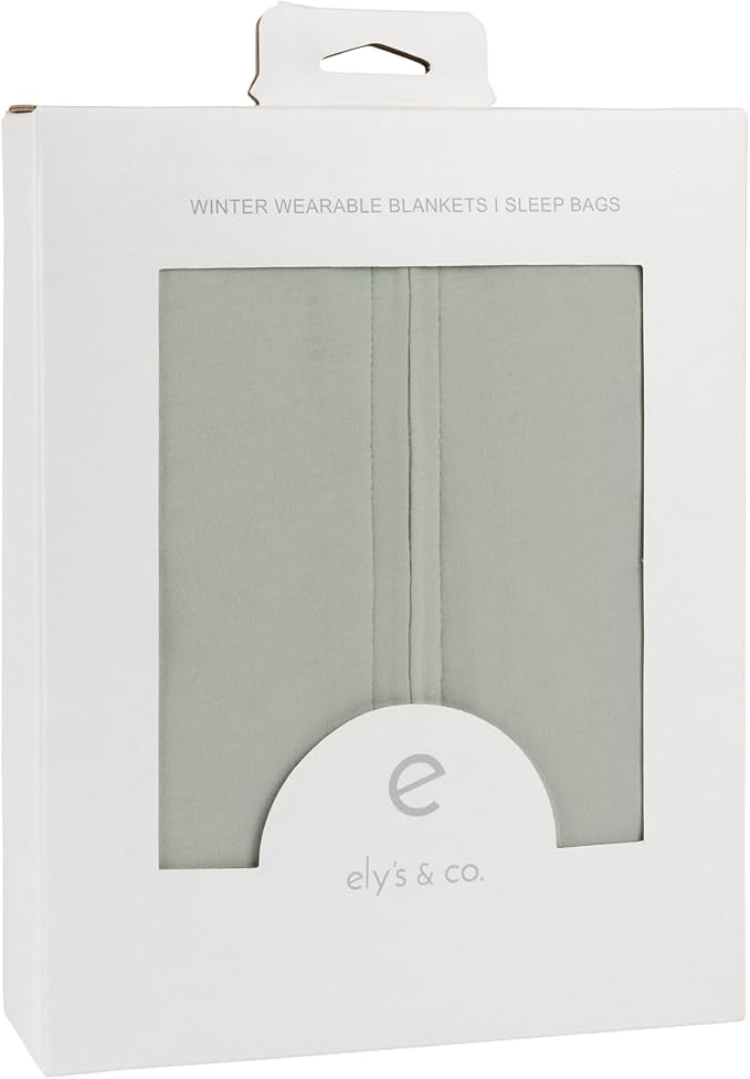 Ely's & Co. Winter Sleep Sack, Wearable Blanket with Soft Quilting, Transitional Swaddle for Baby Boy/Girl, 1.0 TOG