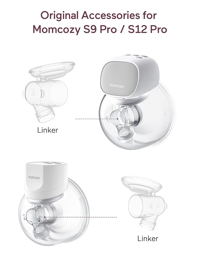 Momcozy Original S9 Pro/S12 Pro Replacement Accessories, Only Compatible with Momcozy S9 Pro/S12 Pro Breast Pump NOT for S9/S12(Linker, 1 Pack)