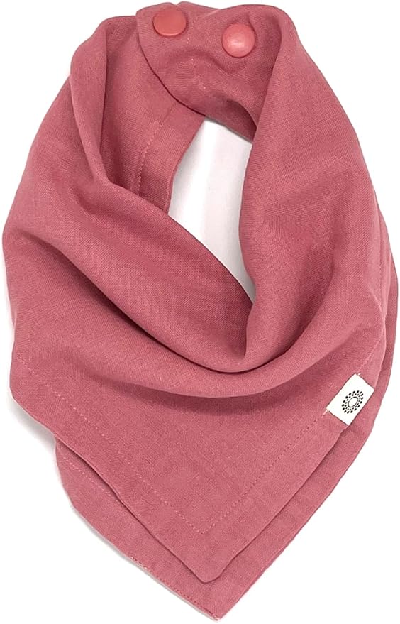 Kishu Baby Indi Organic Baby Bandana Bibs – Fairtrade 4-Way Reversible Drool Bibs for Boys & Girls – Unisex (Set of 5)