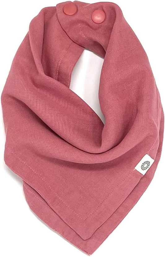 Kishu Baby Indi Organic Baby Bandana Bibs – Fairtrade 4-Way Reversible Drool Bibs for Boys & Girls – Unisex (Set of 5)