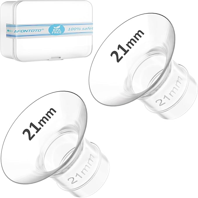 Flange Insert 21mm, Compatible with S9/S12/S9Pro/S12Pro Wearable Breast Pump Parts Replace, Pump Shield/Flange Insert to Reduce 24mm Down to 21mm