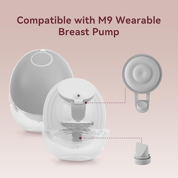 6 Pack M9 Silicone Diaphragms Compatible with Momcozy Mobile Flow, Mom Cozy M9 Replacement Parts