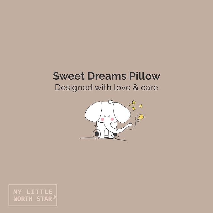Organic Toddler Pillow Made in the USA and Organic Cotton Pillowcase - 13x18 Soft Natural Cotton Toddler Pillow for Sleeping - Washable Baby Nap Pillow - Travel Pillow - Kids Sleeping Bedding