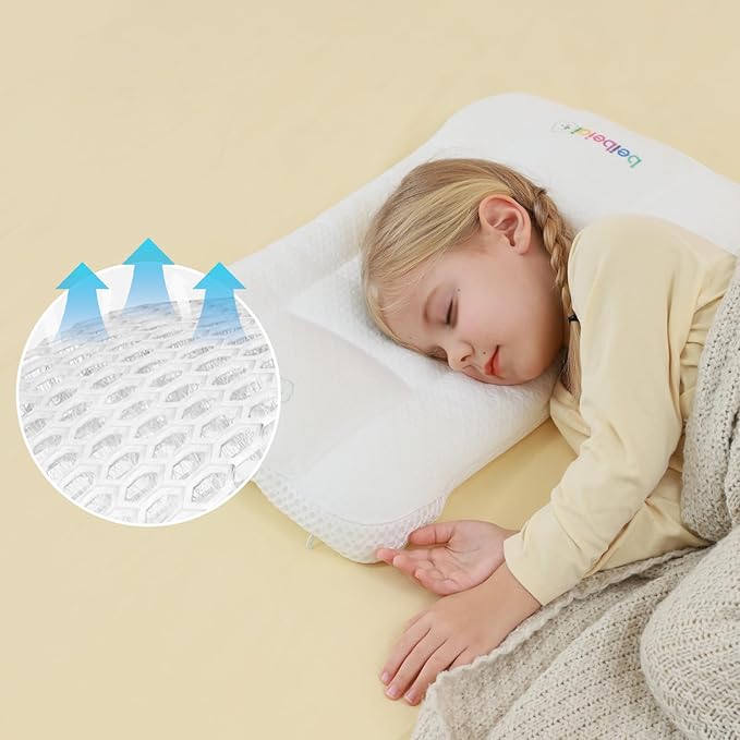 Kids Pillow, Kids Pillows for Sleeping, Baby Pillow, Toddler Pillows, Baby Pillows for Sleeping for Newborn, Toddler Pillow 1-3 Year Old, Machine Wash,Toddler Pillow 3 Year Old