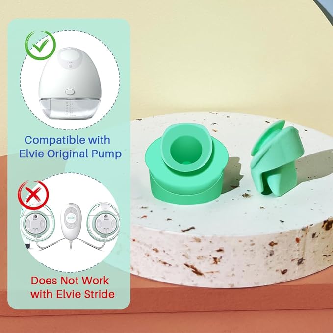 TB Tbuymax 6pc Duckbill Valves Compatible with Elvie Wearable Breast Pump Replacement Parts, Silicone Duck Bill Valve Compatible with Elvie Pump Accessories, Not Original Pump Parts