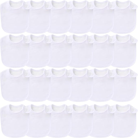 Baby Bibs Soft and Absorbent Organic Cotton Bandana Drool Bibs Set for Boys Girls Newborn 0-36 Months