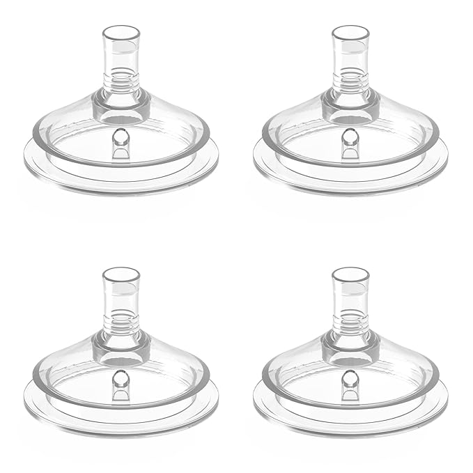 Nipples for Philips Avent Baby Bottles, Natural Trainer Sippy Cup My Grippy Spout/Natural Trainer Sippy Cup, Soft 100% Silicone Nipples, Fast Flow 5, 8m+