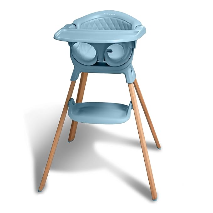 Sustainably-Made 3 in 1 High Chair, Made with 100% Recycled, Regenerative and Recyclable Materials, Easily Converts to a Booster Chair. Buyback Guarantee with Cashback Rebate.
