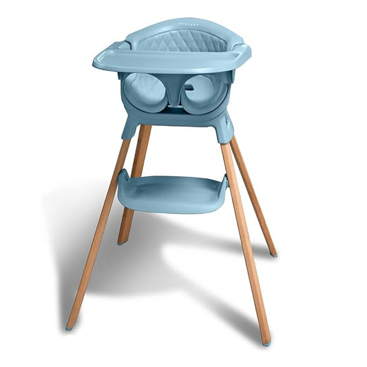 Sustainably-Made 3 in 1 High Chair, Made with 100% Recycled, Regenerative and Recyclable Materials, Easily Converts to a Booster Chair. Buyback Guarantee with Cashback Rebate.