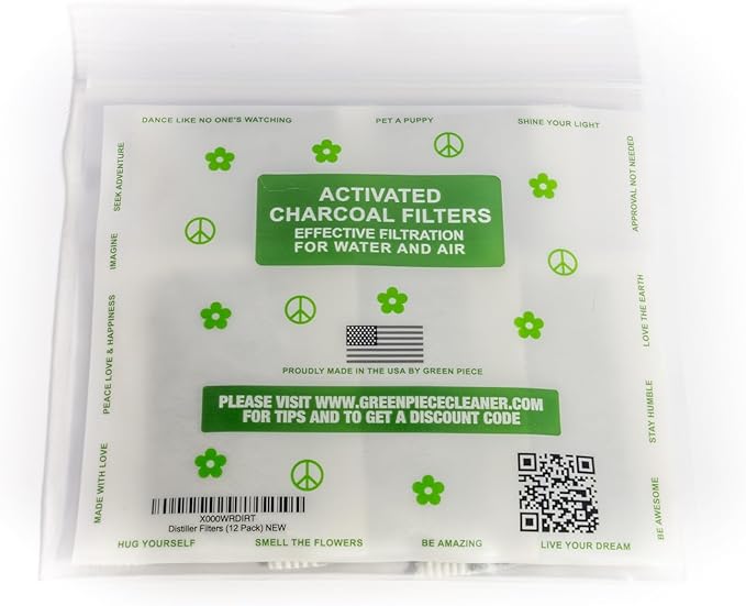 Green Piece® Diaper Pail Deodorizer - Compatible with the Diaper Genie - Activated Charcoal Made by Green piece (Pack of 4 plus + free one)