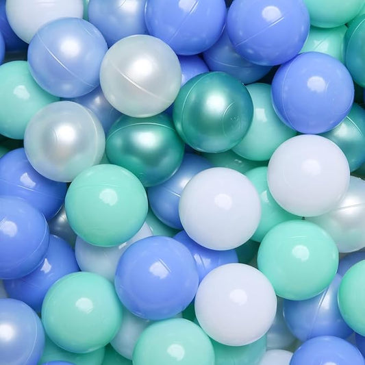 GOGOSO Ball Pits Balls for Toddlers Pack of 50 100 200 Plastics Shape Ball Non-Phthalate Non-BPA Non-Toxic 2.2-Inch Crush Proof Play Balls