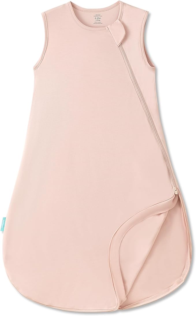 PurComfy Supersoft Sleep Sack 0.5 TOG, Premium Bamboo Viscose Sleeping Bag Thin Baby Wearable Blanket 2-Way Zipper Sleep Sack