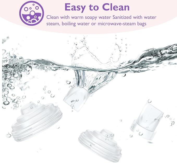 8Pcs Duckbill Valves and 4Pcs Diaphragm Compatible with Momcozy M5 Breast Pump, Replacement Accessories for M5 Pump, Mom Cozy Valve Diaphram Replacement Accessories