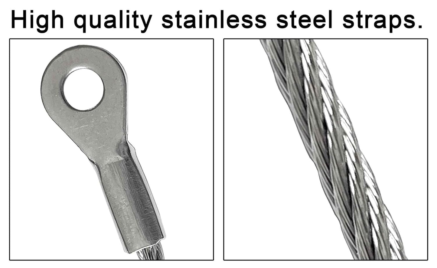 14 inches Stainless Steel Furniture Straps for Baby Proofing, No-Drill Furniture Anchors Earthquake Straps, Prevent Falling and Anti Tip TV Safety Straps, 6 Pcs