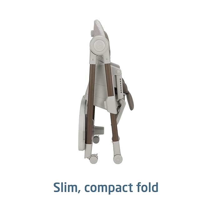 Maxi-COSI Minla 6-in-1 High Chair for Babies & Toddlers, Portable Foldable Highchair, EcoCare Fabric, 9 Heights, 5 Reclines, 4 Tray Positions, Truffle