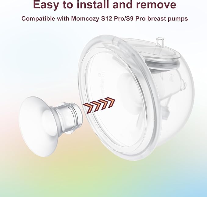 8PCS Flange Inserts 19mm/21mm,Compatible with Momcozy/Medela/Elvie/Spectra/Bellababy/TSRETE/kmaier Breast Pump Replacement Parts,for 24mm Flange/Shield of Most Pumps,Reduce 24mm to Other Size,4pc/size