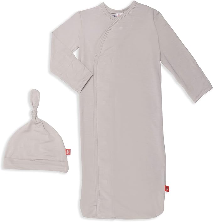 Magnetic Me Modal Newborn Sleeper Gown & Hat Set | Silky Soft Modal Fabric Sleep Sack