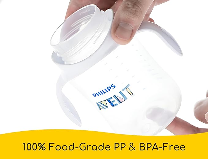 Baby Bottle Handles for Philips Avent Anti-Colic and AirFree Vent Baby Bottles, Compatible Avent Bottle Holder for Baby, 2 Count