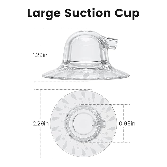 25mm Large Suction Cup for Electric Nipple Corrector - 2 PCS