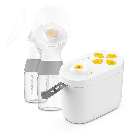 Medla New 2nd Gen Medela Pump in Style Pro Breast Pump, Clinically Proven Hospital-Efficiency, Compact Portable Double Electric Pump with Bottles and PersonalFit Plus Breast Shields