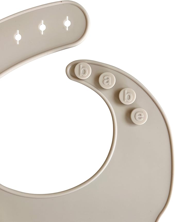Denver James Silicone Feeding Bibs | Dishwasher Safe. Waterproof. Adjustable.