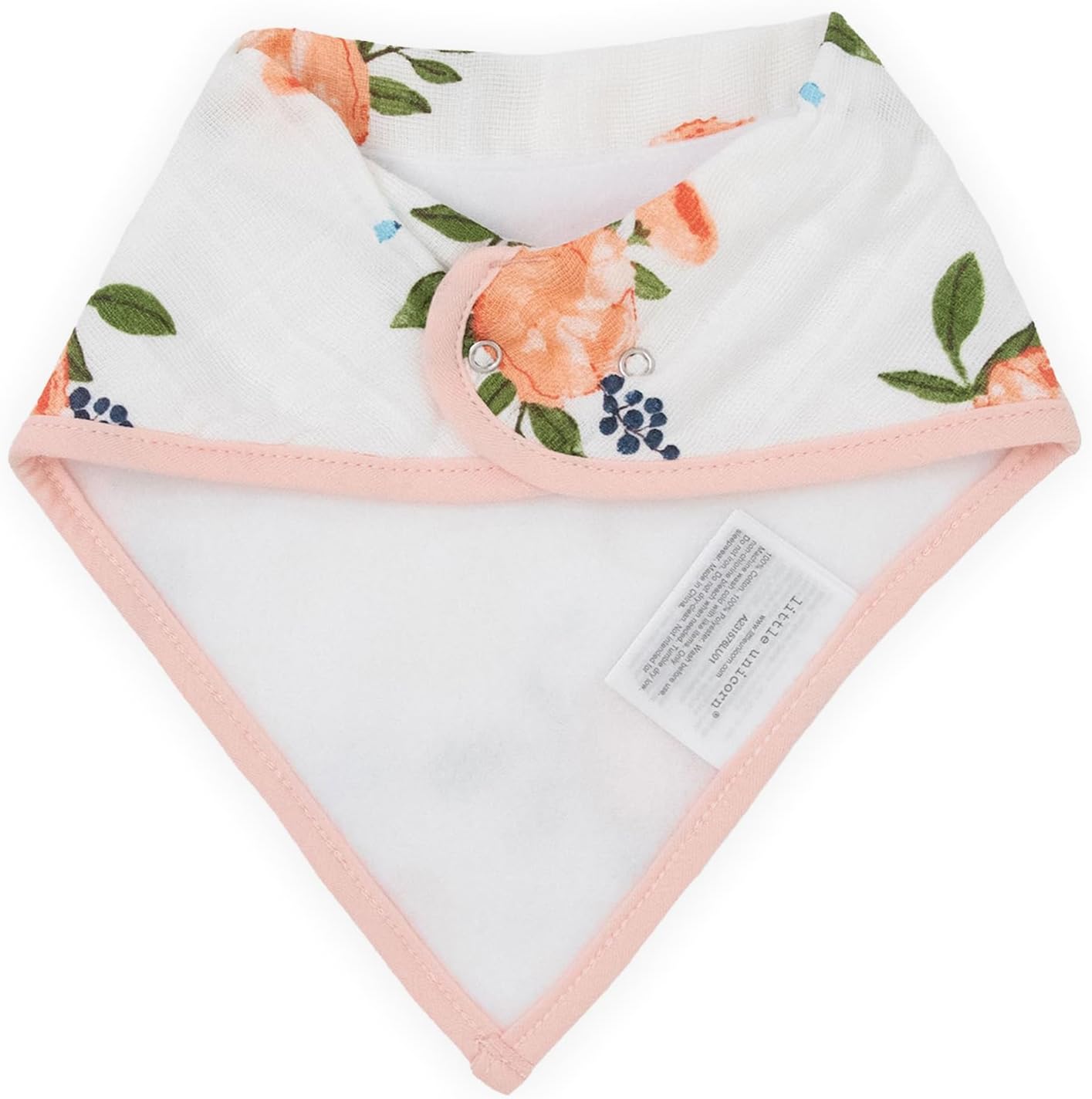 Little Unicorn Cotton Muslin with Fleece Bandana Bib