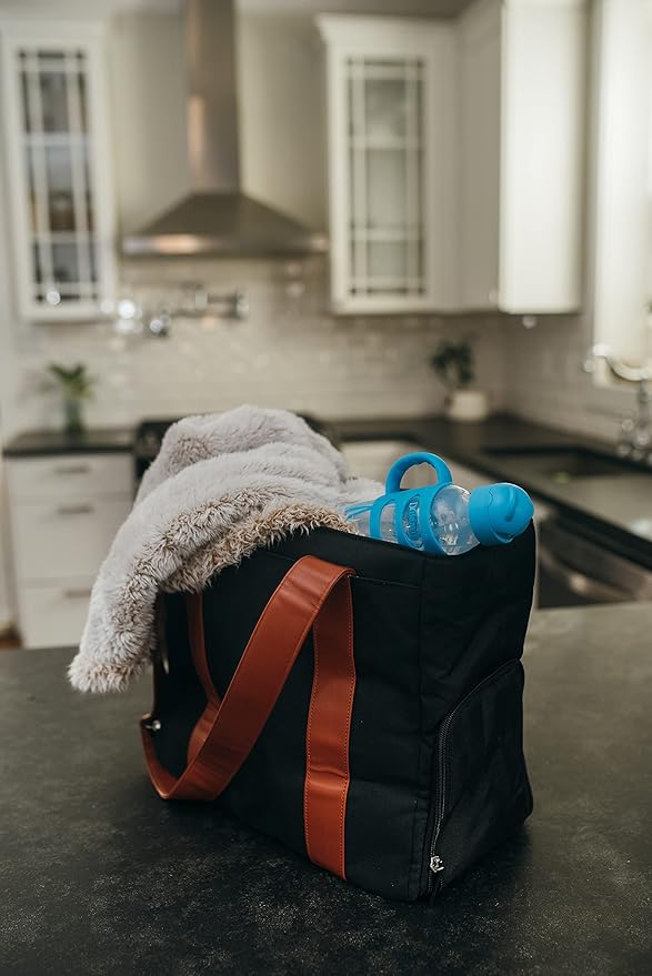 Dr. Brown's Milestones Narrow Sippy Straw Bottle, Spill-Proof with 100% Silicone Handles and Weighted Straw, 8 oz/250 mL, Blue, 6m+